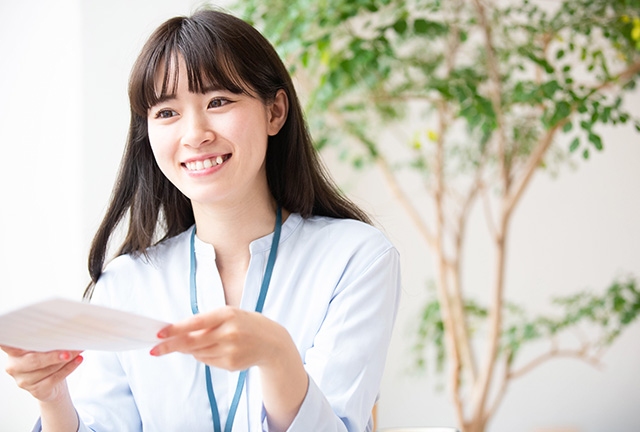 書類受取り